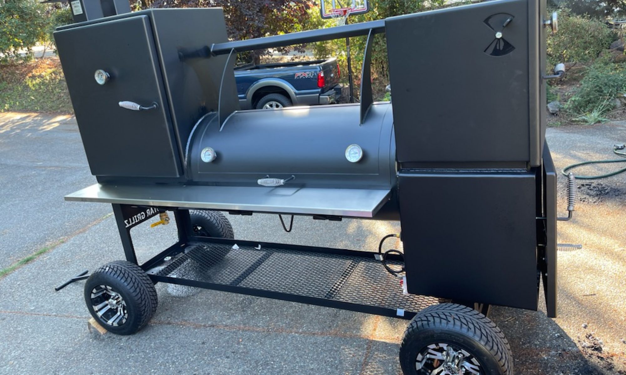 Baby — BeefStew's custom offset smoker